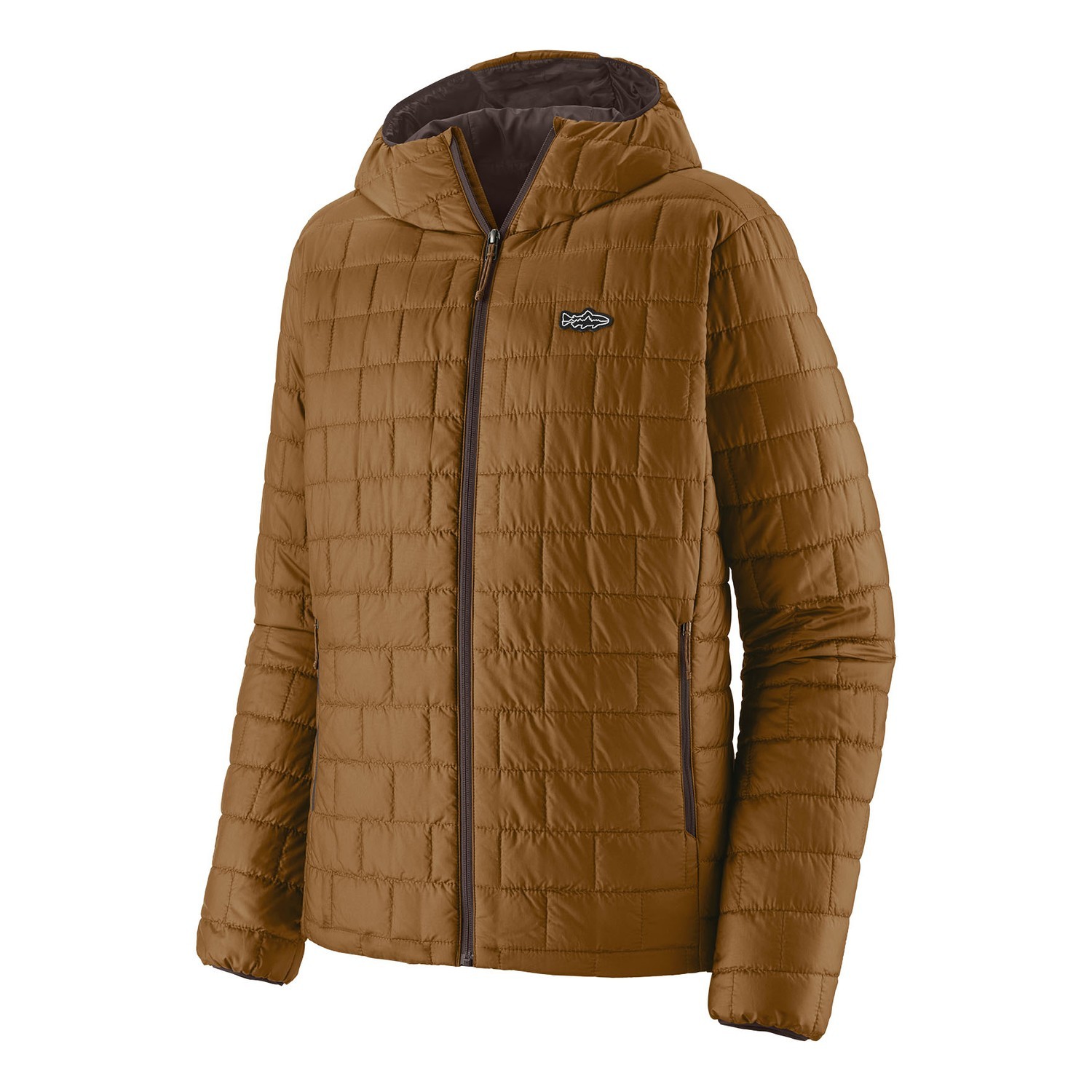 Patagonia M\'s Nano Puff Fitz Roy Trout Hoody WLFB i gruppen Kläder & Skor / Kläder / Jackor / Dun & Syntetfoderjackor hos Sportfiskeprylar.se (84456-WLFB-XXLr)