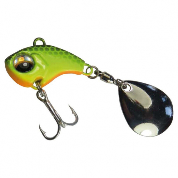 Behr Rotation Jig Spin 20g - Green/Orange/Hexagons i gruppen Fiskedrag / Spinnare / Spin Tails hos Sportfiskeprylar.se (8491404)