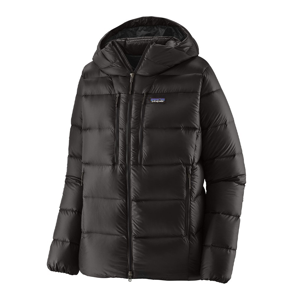 Patagonia M\'s Fitz Roy Down Hoody BLK i gruppen Kläder & Skor / Kläder / Jackor / Dun & Syntetfoderjackor hos Sportfiskeprylar.se (85501-BLK-XLr)