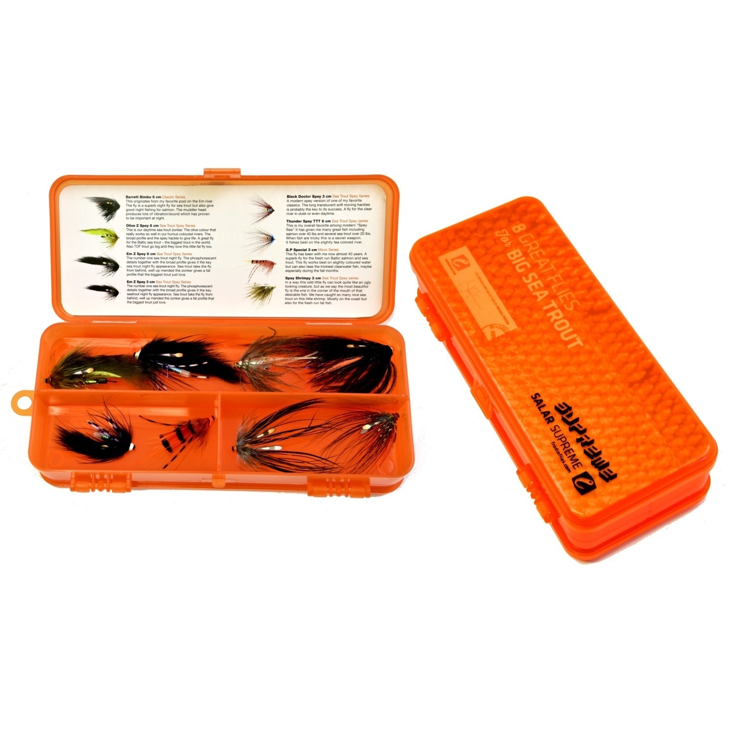 Frödin 8 Great Flies for Big Sea Trout i gruppen Fiskedrag / Flugor / Laxflugor hos Sportfiskeprylar.se (8GF-9BST)