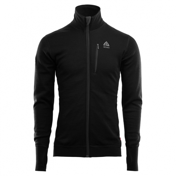 Aclima DoubleWool Jacket M\'s Jet Black/Marengo i gruppen Kläder & Skor / Kläder / Underställ & Underkläder / Underställströjor hos Sportfiskeprylar.se (90-105193r)