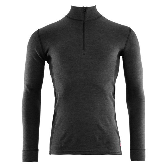 Aclima WarmWool Mockneck M\'s Marengo/Jet Black i gruppen Kläder & Skor / Kläder / Underställ & Underkläder / Underställströjor hos Sportfiskeprylar.se (90-107443r)