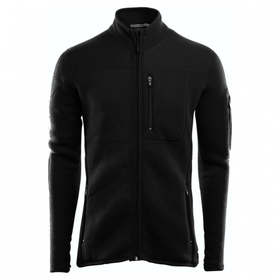 Aclima FleeceWool Jacket M\'s Jet Black i gruppen Kläder & Skor / Kläder / Underställ & Underkläder / Underställströjor hos Sportfiskeprylar.se (90-107540r)