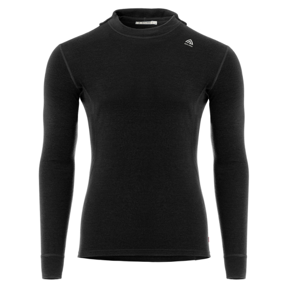 Aclima WarmWool Hoodsweater V2 M\'s Jet Black i gruppen Kläder & Skor / Kläder / Underställ & Underkläder / Underställströjor hos Sportfiskeprylar.se (90-108778r)