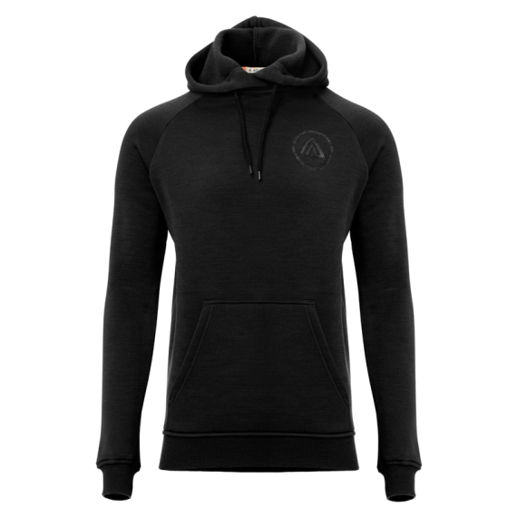 Aclima FleeceWool V2 Hoodie M\'s Jet Black i gruppen Kläder & Skor / Kläder / Tröjor / Hoodies hos Sportfiskeprylar.se (90-109198r)