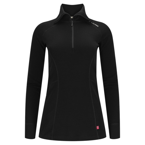 Aclima WarmWool Polo W\'s Jet Black i gruppen Kläder & Skor / Kläder / Underställ & Underkläder / Underställströjor hos Sportfiskeprylar.se (90-110079r)
