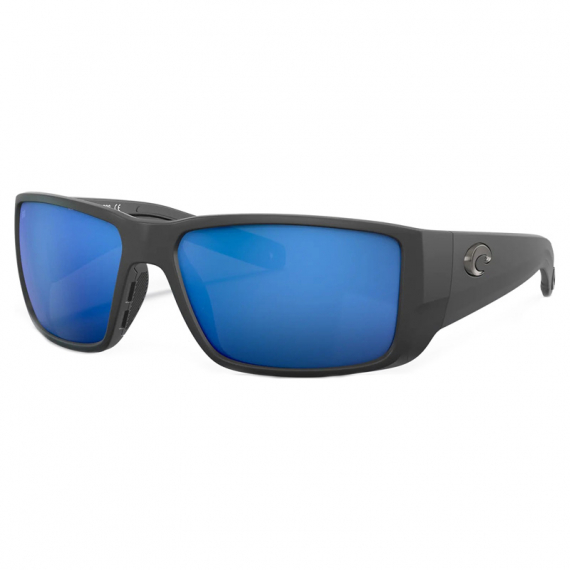 Costa Blackfin Pro Matte Black - Blue Mirror 580G i gruppen Kläder & Skor / Solglasögon / Polariserade Solglasögon hos Sportfiskeprylar.se (90780160)