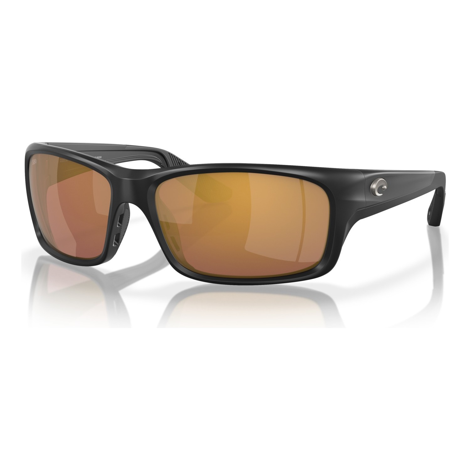 Costa Jose Pro-Matte Black-Gold Mirror 580G i gruppen Kläder & Skor / Solglasögon / Polariserade Solglasögon hos Sportfiskeprylar.se (91061162)