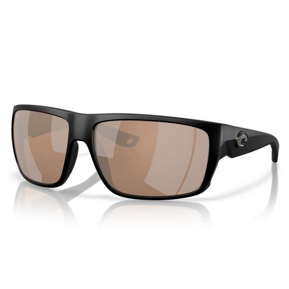 Costa Fly Line Matte Black Copper Silver Mirror 580G i gruppen Kläder & Skor / Solglasögon / Polariserade Solglasögon hos Sportfiskeprylar.se (91290464)