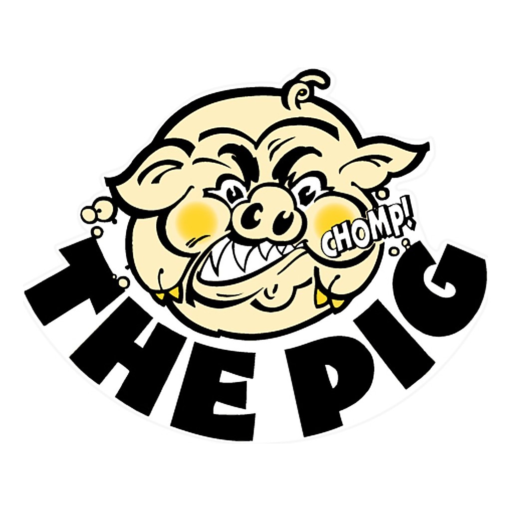PIG Sticker Liten 15cm x 12cm i gruppen Övrigt / Klistermärken & Dekaler hos Sportfiskeprylar.se (93-PIG-SMALL)
