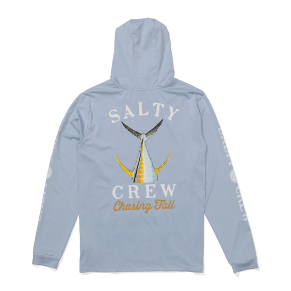 Salty Crew Tailed Hood Sunshirt Blue Fog i gruppen Kläder & Skor / UV-kläder hos Sportfiskeprylar.se (9334966016166r)