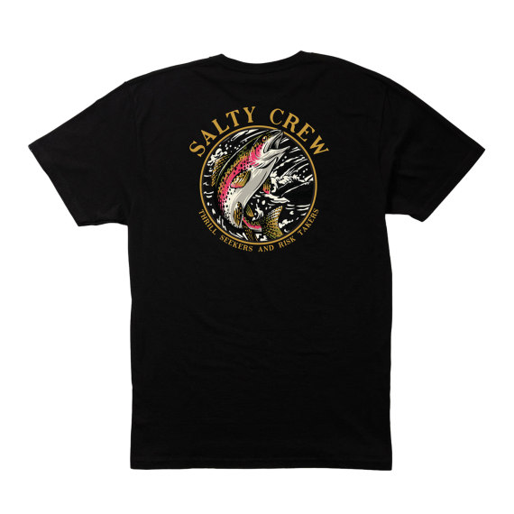 Salty Crew Rainbow Premium S/S Tee Black i gruppen Kläder & Skor / Kläder / T-shirts hos Sportfiskeprylar.se (9334966179854r)