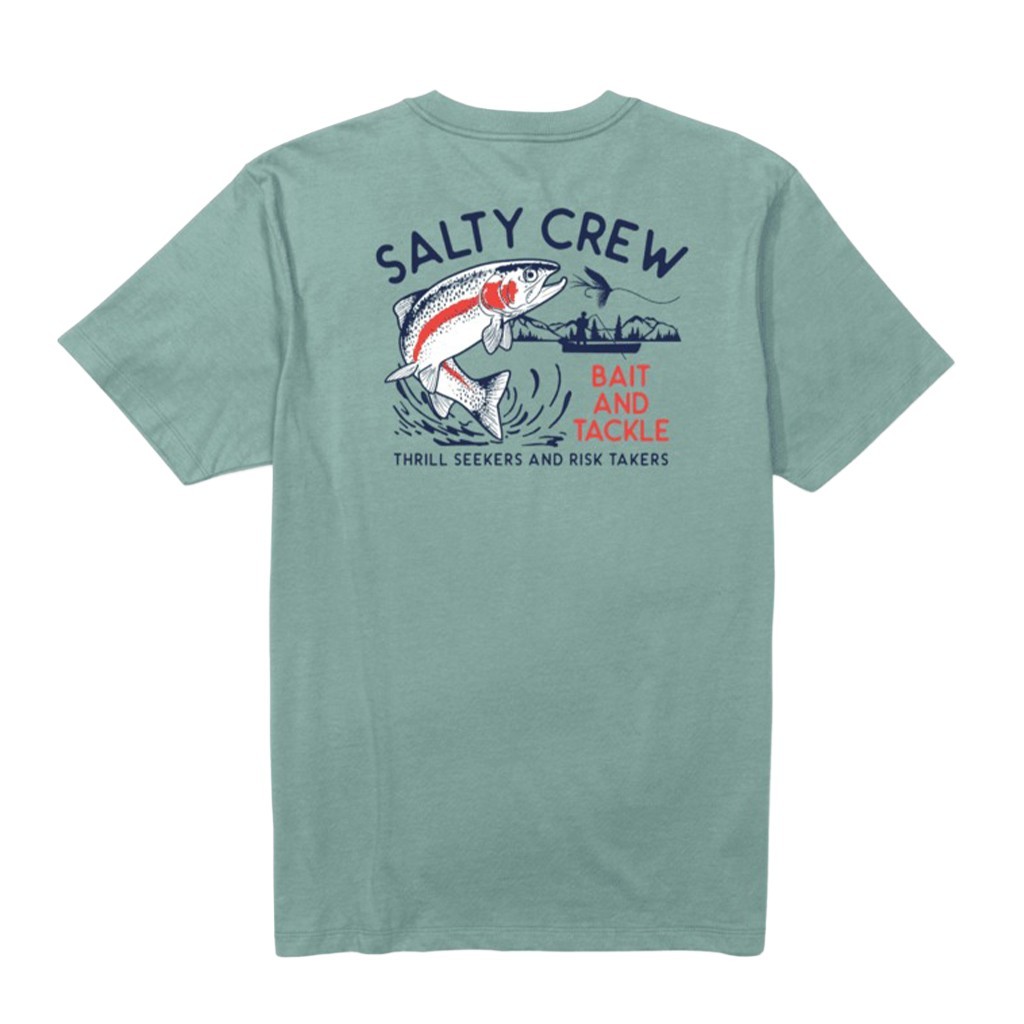 Salty Crew Fly Trap Premium S/S Tee Mackerel i gruppen Kläder & Skor / Kläder / T-shirts hos Sportfiskeprylar.se (9334966187064r)