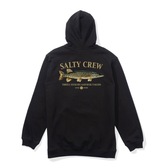 Salty Crew Euro Pike Hood Fleece Black i gruppen Kläder & Skor / Kläder / Tröjor / Hoodies hos Sportfiskeprylar.se (9334966187569r)