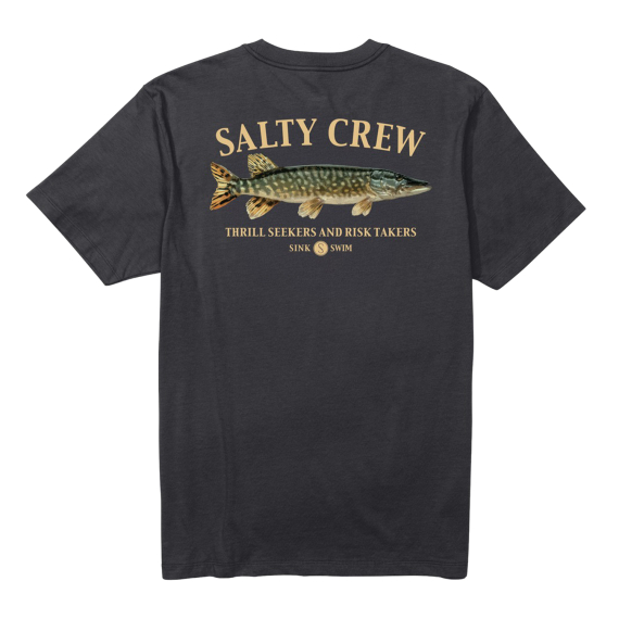Salty Crew Euro Pike S/S Tee Black i gruppen Kläder & Skor / Kläder / T-shirts hos Sportfiskeprylar.se (9334966199432r)