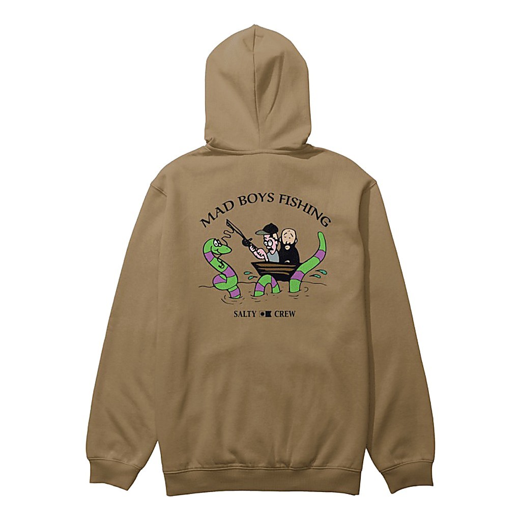 Salty Crew X Mad Boys Hoodie Dijon i gruppen Kläder & Skor / Kläder / T-shirts hos Sportfiskeprylar.se (9334966200565r)