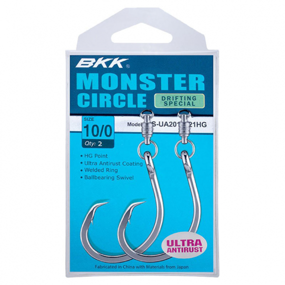 BKK Monster Circle Drifting Special Saltwater Hook - 10/0 i gruppen Krok & Småplock / Krok / Cirkelkrok hos Sportfiskeprylar.se (A-BR-5614)