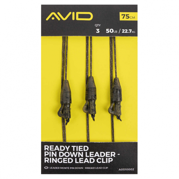 Avid Ready Tied Pin Down Leader - Heli/Chod i gruppen Krok & Småplock / Riggtillbehör / Lead Clips hos Sportfiskeprylar.se (A0510001)