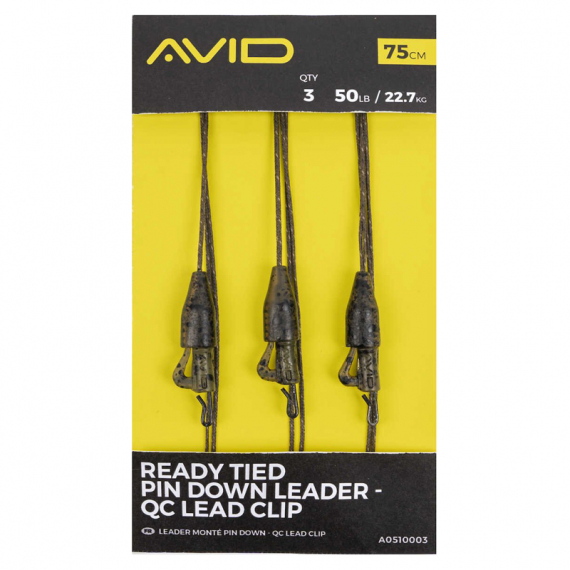 Avid Ready Tied Pin Down Leader i gruppen Krok & Småplock / Riggtillbehör / Lead Clips hos Sportfiskeprylar.se (A0510003r)