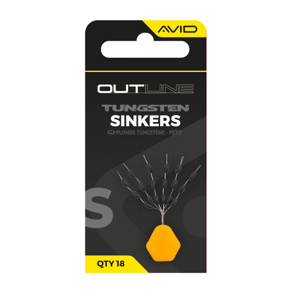 Avid Outline Tungsten Sinkers i gruppen Krok & Småplock / Riggtillbehör / Övriga Riggtillbehör hos Sportfiskeprylar.se (A0640113r)