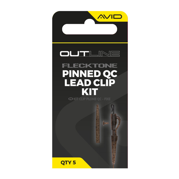 Avid Outline FleckTone Pinned QC Lead Clip Kit i gruppen Krok & Småplock / Riggtillbehör / Övriga Riggtillbehör hos Sportfiskeprylar.se (A0640117)