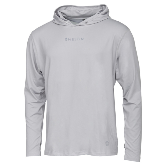 Westin Ledge UPF Hoodie Mist Grey i gruppen Kläder & Skor / Kläder / Tröjor / Hoodies hos Sportfiskeprylar.se (A157-838-Lr)