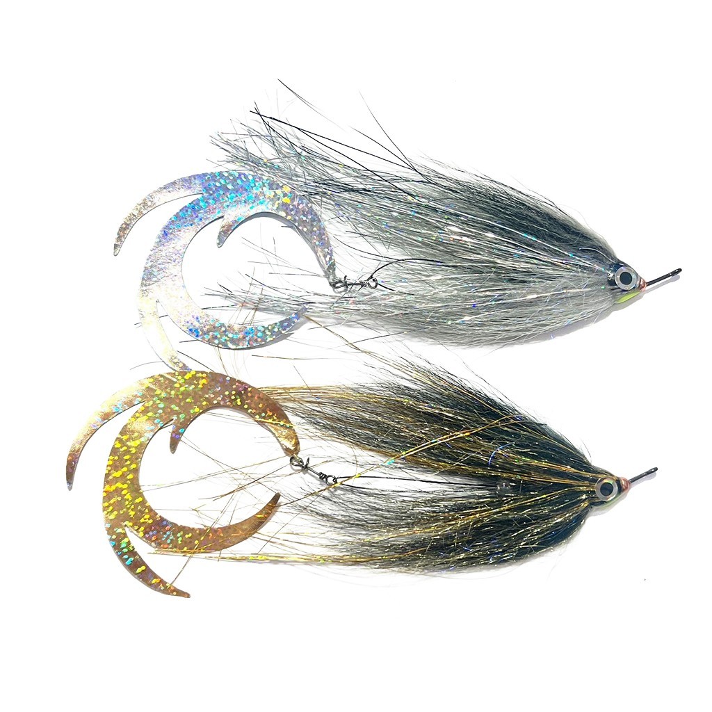 Vision Pike - Jig Dragontail Silver Tinsel fly #4/0 i gruppen Fiskedrag / Flugor / Gäddflugor hos Sportfiskeprylar.se (A276900050-40)