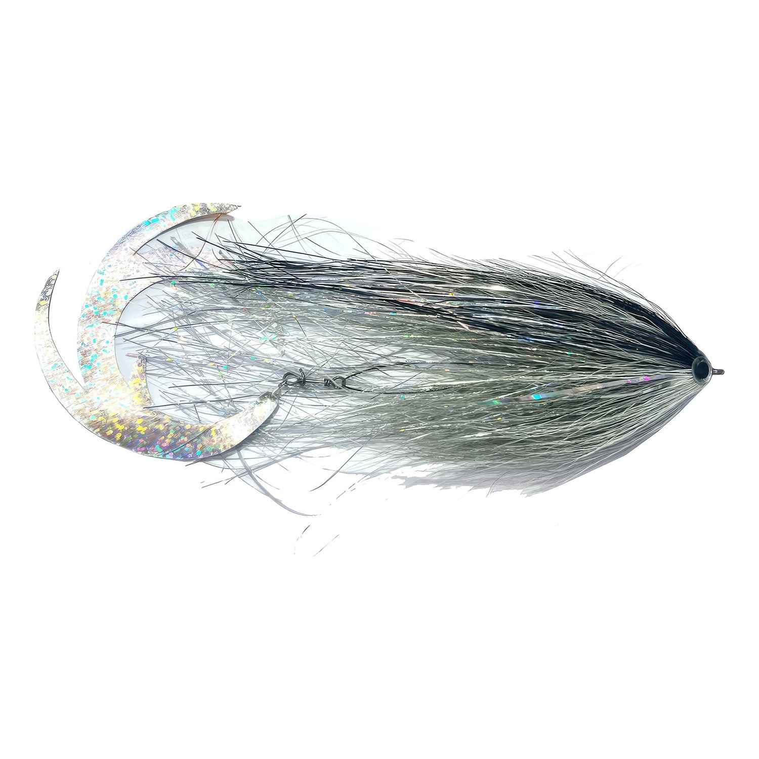 Vision Pike - Dragontail Silver Tinsel fly #5/0 i gruppen Fiskedrag / Flugor / Gäddflugor hos Sportfiskeprylar.se (A276900059-50)