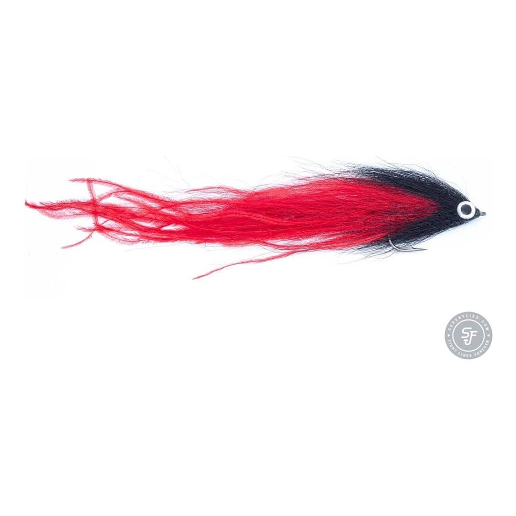 Vision Pike - Beast Black/Red fly #6/0 i gruppen Fiskedrag / Flugor / Gäddflugor hos Sportfiskeprylar.se (A276900149-60)