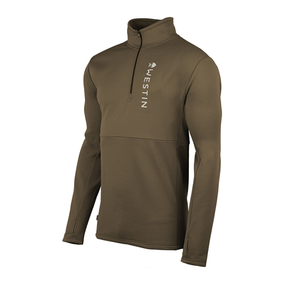 Westin Energy Midlayer 1/2 Zip Dark Sage i gruppen Kläder & Skor / Kläder / Underställ & Underkläder / Underställströjor hos Sportfiskeprylar.se (A288-1161-Sr)