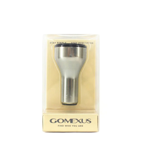 Gomexus 27mm Aluminum Reel Power Knob Silver/Black i gruppen Fiskerullar / Tillbehör Fiskerullar / Vevknoppar hos Sportfiskeprylar.se (A30LTNBK)