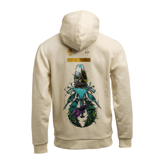 Westin Crecraw Hoodie Beige i gruppen Kläder & Skor / Kläder / Tröjor / Hoodies hos Sportfiskeprylar.se (A314-1426-Sr)