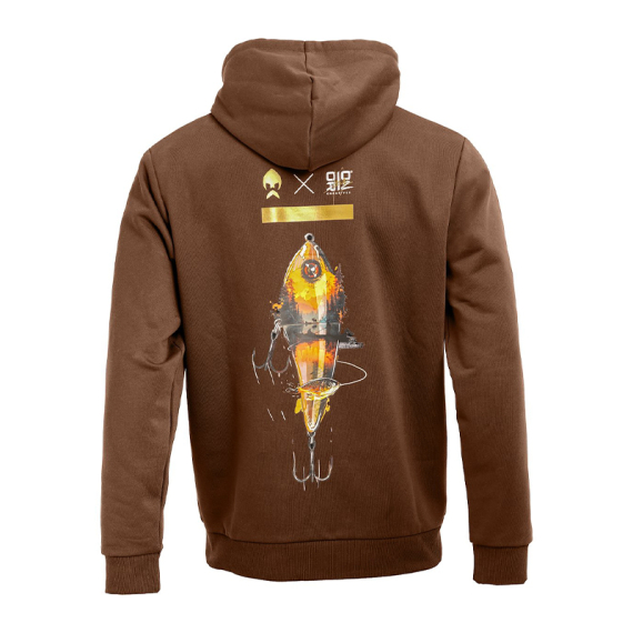 Westin Swimlure Hoodie Dark Brown i gruppen Kläder & Skor / Kläder / Tröjor / Hoodies hos Sportfiskeprylar.se (A319-1447-Sr)