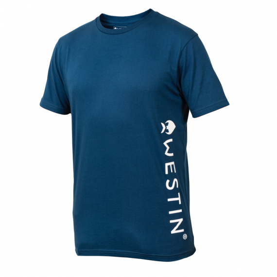 Westin Pro T-Shirt Navy Blue i gruppen Kläder & Skor / Kläder / T-shirts hos Sportfiskeprylar.se (A66-504-Sr)