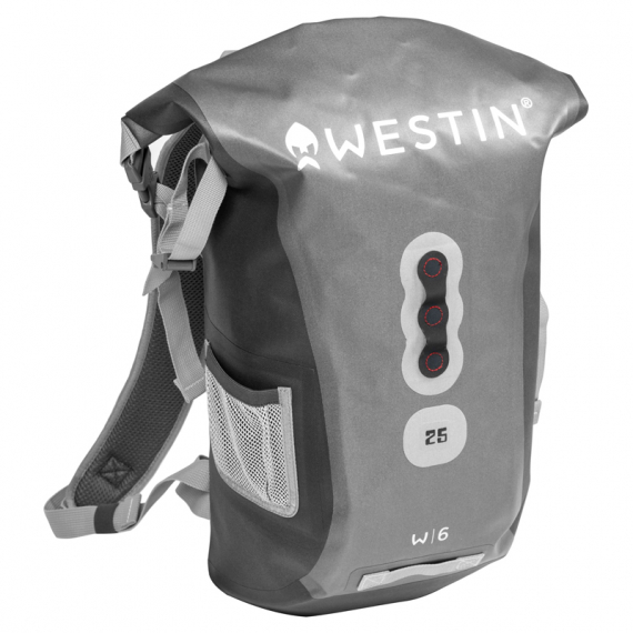 Westin W6 Roll-Top Backpack Silver/Grey 25L i gruppen Förvaring / Ryggsäckar hos Sportfiskeprylar.se (A81-595-25)