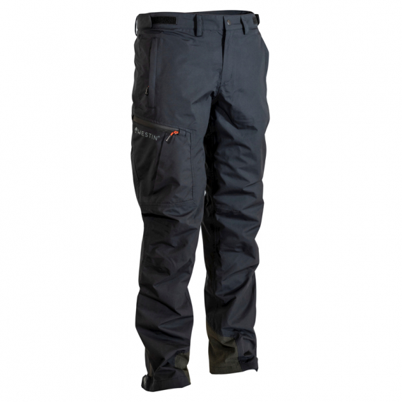 Westin W6 Rain Pants Steel Black i gruppen Kläder & Skor / Kläder / Byxor / Regnbyxor hos Sportfiskeprylar.se (A87-554r)