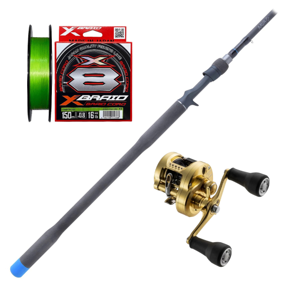 AAVA Tiraphene & Calcutta Conquest Combo - 8\'3\'\' 50-180g i gruppen Fiskeset / Spinnfiskeset / Spinnfiskeset Gädda hos Sportfiskeprylar.se (AAVACONQUESTCOMBO)