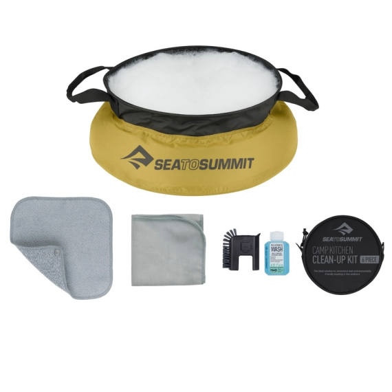 Sea To Summit Kitchen Clean Kit 6-Set Black i gruppen Outdoor / Friluftskök & Redskap / Köksutrustning hos Sportfiskeprylar.se (ACK011071-122103)