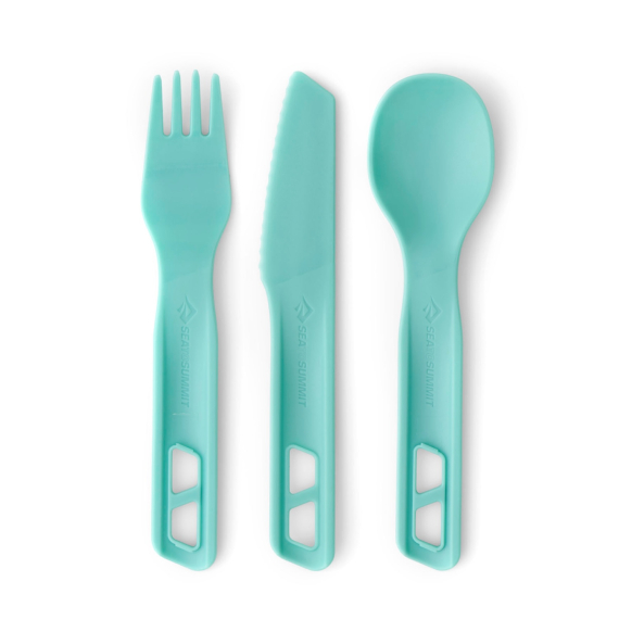 Sea To Summit Passage Cutlery Set 3pcs Blue i gruppen Outdoor / Friluftskök & Redskap / Bestick & Tillbehör hos Sportfiskeprylar.se (ACK035021-120207)