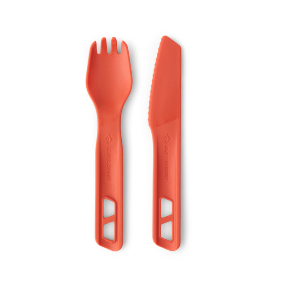 Sea To Summit Passage Cutlery Set 2pcs Orange i gruppen Outdoor / Friluftskök & Redskap / Bestick & Tillbehör hos Sportfiskeprylar.se (ACK035021-120804)