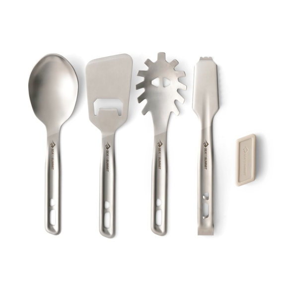 Sea To Summit Detour Stainless Steel Utensil Set 4pcs i gruppen Outdoor / Friluftskök & Redskap / Köksredskap hos Sportfiskeprylar.se (ACK036021-121804)