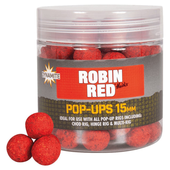 Dynamite Baits Robin Red Pop-Ups 15mm i gruppen Fiskedrag / Boilies, Krokbeten & Mäsk / Popups & Wafters hos Sportfiskeprylar.se (ADY040049)