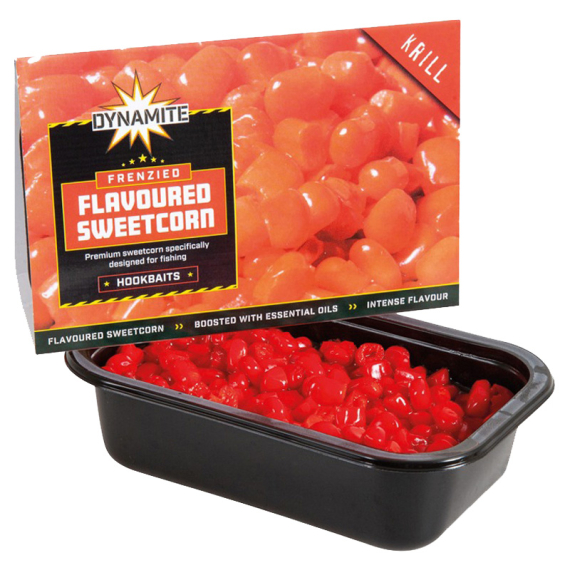 Dynamite Baits Flavoured Sweetcorn Krill Red 200g i gruppen Fiskedrag / Boilies, Krokbeten & Mäsk / Partiklar hos Sportfiskeprylar.se (ADY041307)