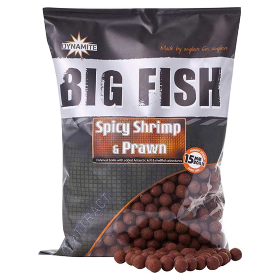 Dynamite Baits Spicy Shrimp & Prawn Boilies 1,8kg i gruppen Fiskedrag / Boilies, Krokbeten & Mäsk / Boilies hos Sportfiskeprylar.se (ADY041504r)