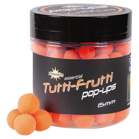 Dynamite Baits Tutti Frutti Fluoro Pop-Ups i gruppen Fiskedrag / Boilies, Krokbeten & Mäsk / Popups & Wafters hos Sportfiskeprylar.se (ADY041612r)