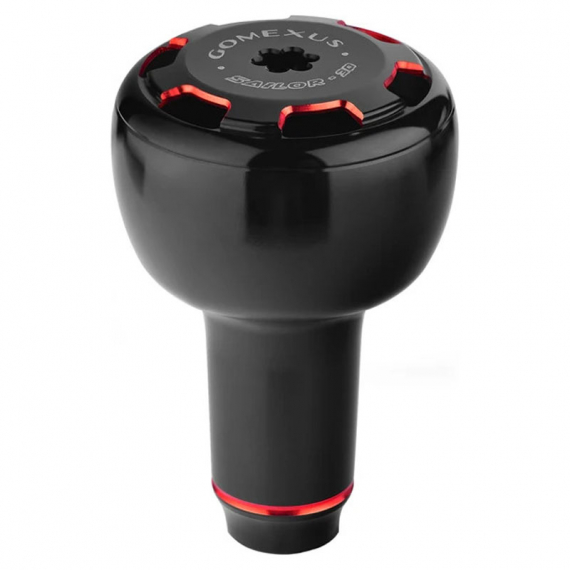 Gomexus 27mm Aluminum Reel Power Knob Black/Red i gruppen Fiskerullar / Tillbehör Fiskerullar / Vevknoppar hos Sportfiskeprylar.se (AS30BKRD)