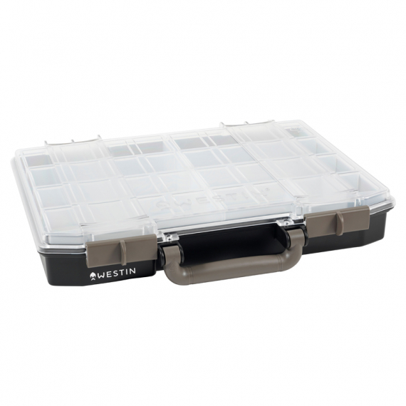 Westin W6 Lure Vault 57x337x278 Incl. 10 inserts Black/Clear i gruppen Förvaring / Boxar & Lådor / Draglådor hos Sportfiskeprylar.se (B01-685-057)