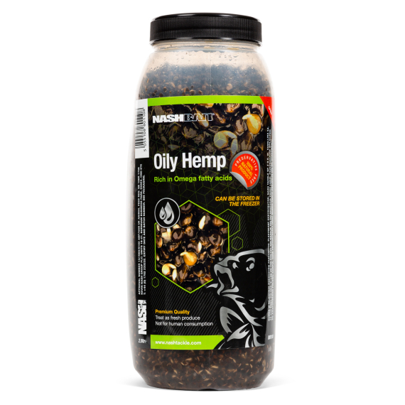 Nash Oily Hemp 2.5l i gruppen Fiskedrag / Boilies, Krokbeten & Mäsk / Partiklar hos Sportfiskeprylar.se (B0110-TP)