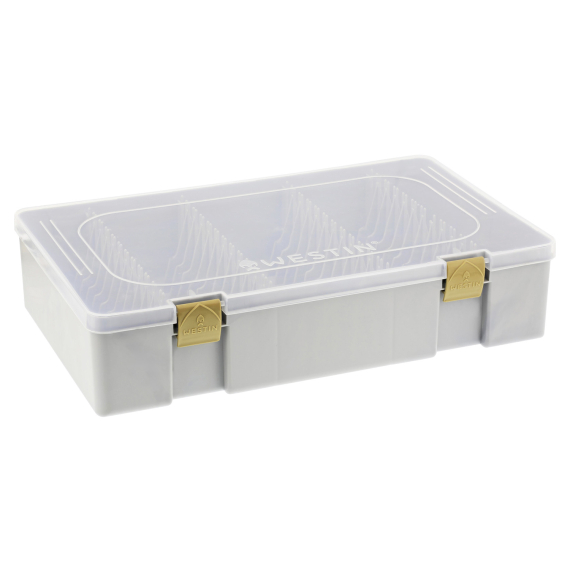 Westin W3 Spinnerbait Storage Box S6 Grey i gruppen Förvaring / Boxar & Lådor / Betesboxar hos Sportfiskeprylar.se (B10-740-036)