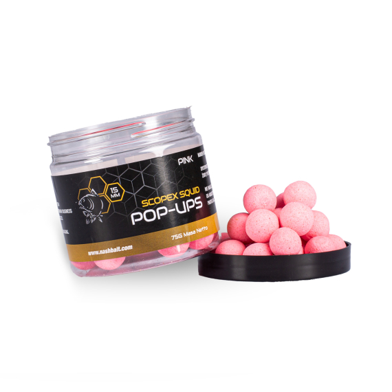 Nash Scopex Squid Pop Ups i gruppen Fiskedrag / Boilies, Krokbeten & Mäsk / Popups & Wafters hos Sportfiskeprylar.se (B6326-TPr)